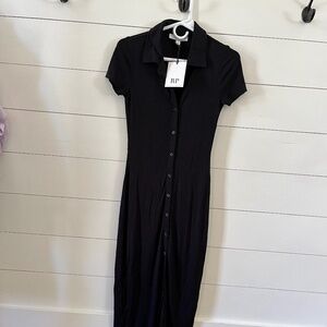 Rachel Parcell ribbed midi dress